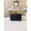 Chanel Classic Small Card Holder AP0214 Grained Calfskin Black/Silver