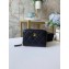 Chanel Classic Small Zipped Coin Purse 69272 Grained Calfskin Black/Gold