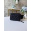 Chanel Classic Small Zipped Coin Purse 69272 Grained Calfskin Black/Gold