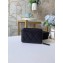 Chanel Classic Small Zipped Coin Purse 69272 Grained Calfskin Black/Silver