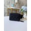 Chanel Classic Small Zipped Coin Purse 69272 Lambskin Black/Gold