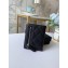 Chanel Card Holder 60085 Grained Calfskin Black
