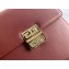 Givenchy Vintage Leather Shoulder Small Bag Burgundy
