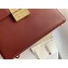 Givenchy Vintage Leather Shoulder Small Bag Burgundy