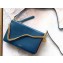 Givenchy Cross3 Bag in Grained Leather and Suede Blue/Burgundy 2020