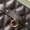 Givenchy Duo Shopper Tote Bag in Diamond Quilted Leather Black