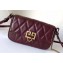 Givenchy Mini Pocket Bag in Diamond Quilted Leather Burgundy
