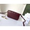 Givenchy Mini Pocket Bag in Diamond Quilted Leather Burgundy