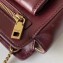 Givenchy Pocket Shoulder Bag in Diamond Quilted Leather Burgundy