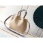 Louis Vuitton Mahina Leather Girolata Drawstring Bucket Bag with Braided Top handles M53915 Beige