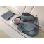 Louis Vuitton Mahina Leather Girolata Drawstring Bucket Bag M53154 Blue