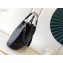 Louis Vuitton Mahina Leather Girolata Drawstring Bucket Bag M54402 Black