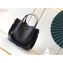 Louis Vuitton Mahina Leather Girolata Drawstring Bucket Bag M54402 Black