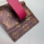 Louis Vuitton Monogram Canvas 12 Card Holder M61731 Amaranth
