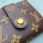 Louis Vuitton Monogram Canvas 12 Card Holder M61731 Amaranth
