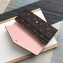 Louis Vuitton Monogram Canvas Sarah Wallet M62235 Rose Ballerine Pink