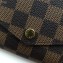 Louis Vuitton Damier Ebene Canvas Sarah Wallet N60114 Rose Ballerine Pink