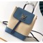 Louis Vuitton Lockme Backpack Mini Bag M55017 Blue/Beige