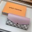 Louis Vuitton Damier Azur Canvas Sarah Wallet N60232 Rose Pink