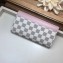 Louis Vuitton Damier Azur Canvas Sarah Wallet N60232 Rose Pink