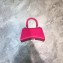 Balenciaga Hourglass XS Top Handle Bag Fuchsia/Silver