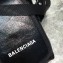 Balenciaga Explorer Crossbody Pouch Bag in Lambskin Black