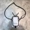 Balenciaga Explorer Crossbody Pouch Bag in Lambskin White