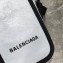 Balenciaga Explorer Crossbody Pouch Bag in Lambskin White