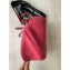 Balenciaga Logo Crossbody Bag with Canvas Strap Fuchsia