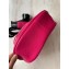 Balenciaga Logo Crossbody Bag with Canvas Strap Fuchsia