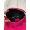 Balenciaga Logo Crossbody Bag with Canvas Strap Fuchsia