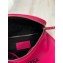 Balenciaga Logo Crossbody Bag with Canvas Strap Fuchsia