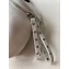 Balenciaga Logo Crossbody Bag with Canvas Strap White