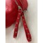 Balenciaga Logo Crossbody Bag with Canvas Strap Red