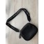 Balenciaga Logo Crossbody Bag with Canvas Strap Black