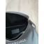 Balenciaga Logo Crossbody Bag with Canvas Strap Baby Blue