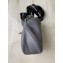 Balenciaga Logo Crossbody Bag with Canvas Strap Gray