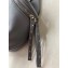 Balenciaga Logo Crossbody Bag with Canvas Strap Gray