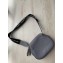 Balenciaga Logo Crossbody Bag with Canvas Strap Gray