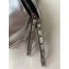 Balenciaga Logo Crossbody Bag with Canvas Strap Silver