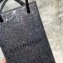 Balenciaga North-South Mini Shopping Phone Holder Bag in Patent Calfskin Gray