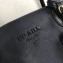 Prada Monochrome Top Handle Bag 1BA155 Black