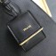 Prada Monochrome Top Handle Bag 1BA155 Black