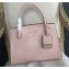 Prada Monochrome Top Handle Bag 1BA155 Nude Pink