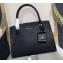 Prada Monochrome Top Handle Bag 1BA155 Black