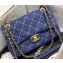 Chanel Denim Small Classic Flap Bag AS1328 2020