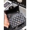 Chanel Original Quality Mini Classic Flap Bag 1115 in Sheepskin Black with Silver Hardware