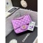 Chanel Original Quality Mini Classic Flap Bag 1115 in Sheepskin Mauve with Gold Hardware