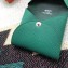 Hermes Bastia Change Purse in Epsom Leather Green