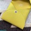 Hermes Bastia Change Purse in Epsom Leather Yellow